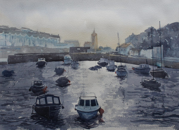 Porthleven Harbour Winter Light 72